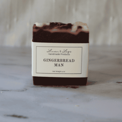 Gingerbread Man tallow soap bar